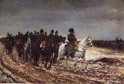 Jean-Louis-Ernest Meissonier Napoleon on the expedition of 1814 France oil painting reproduction